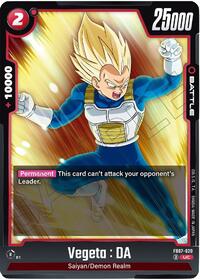 Vegeta : DA - FB07-020 (FB07-020) [Wish For Shenron]