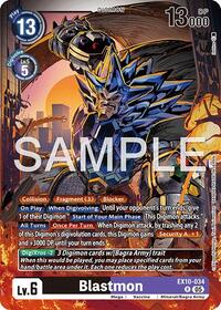 Blastmon (EX10-034 R) [Sinister Order]