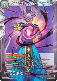 Beerus, Godly Power (BT28-124) [Prismatic Clash]