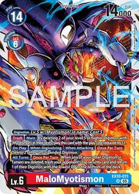 MaloMyotismon (EX10-011 SR) [Sinister Order]