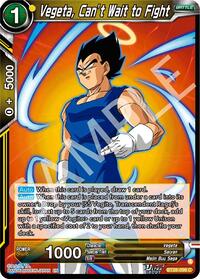Vegeta, Can’t Wait to Fight (BT28-096) [Prismatic Clash]