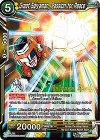 Great Saiyaman, Passion for Peace (BT28-085) [Prismatic Clash Release Event]
