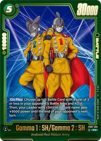 Gamma 1 : SH/Gamma 2 : SH (Alternate Art) (FB07-051) [Wish For Shenron]