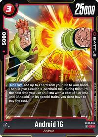 Android 16 (FB07-004) [Wish For Shenron Release Event Cards]