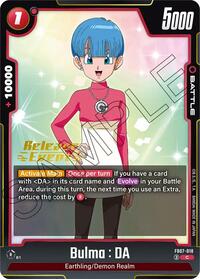 Bulma : DA (FB07-018) [Wish For Shenron Release Event Cards]