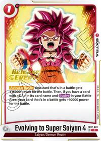 Evolving to Super Saiyan 4 (FB07-023) [Wish For Shenron Release Event Cards]