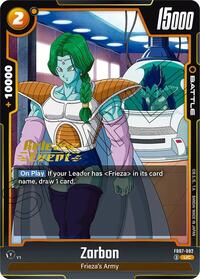 Zarbon (FB07-082) [Wish For Shenron Release Event Cards]