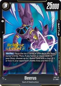 Beerus (FB07-112) [Wish For Shenron Release Event Cards]