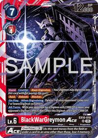 BlackWarGreymon ACE (EX10-010 SR) [Sinister Order]