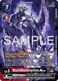 BlackWarGreymon ACE (Alternate Art) (EX10-010 SR) [Sinister Order]