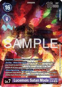 Lucemon: Satan Mode (SP) (EX10-060 SR) [Sinister Order]