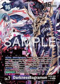 DarknessBagramon (Alternate Art) (EX10-059 SR) [Sinister Order]
