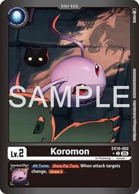 Koromon (Limited Foil) (EX10-002 C) [Sinister Order]