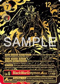 BlackWarGreymon ACE (Rare Pull) (EX10-010 SR) [Sinister Order]