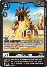 Landramon (Limited Foil) (EX10-028 C) [Sinister Order]