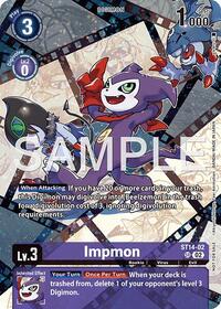Impmon (Sinister Order Legend Pack) (ST14-02 SR) [Starter Deck 14: Beelzemon Advanced Deck Set]