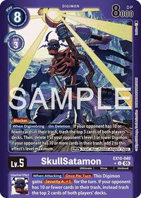 SkullSatamon (Limited Foil) (EX10-049 U) [Sinister Order]