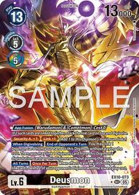 Deusmon (Alternate Art) (EX10-073 SEC) [Sinister Order]
