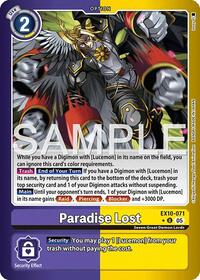 Paradise Lost (Limited Foil) (EX10-071 U) [Sinister Order]