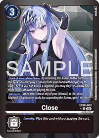 Close (Limited Foil) (EX10-063 U) [Sinister Order]