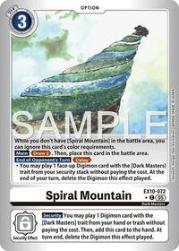 Spiral Mountain (Limited Foil) (EX10-072 C) [Sinister Order]