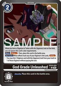 God Grade Unleashed (Limited Foil) (EX10-070 C) [Sinister Order]