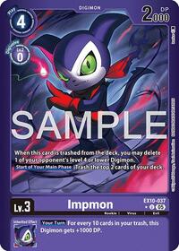 Impmon (Limited Foil) (EX10-037 U) [Sinister Order]
