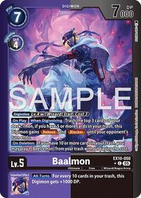 Baalmon (Limited Foil) (EX10-050 C) [Sinister Order]