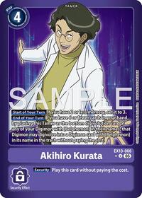 Akihiro Kurata (Limited Foil) (EX10-066 U) [Sinister Order]