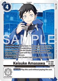 Keisuke Amasawa (BT23-090 SR) [Hackers' Slumber]