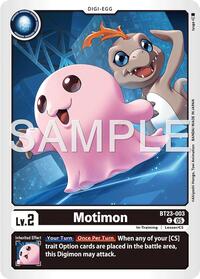 Motimon (BT23-003 C) [Hackers' Slumber]