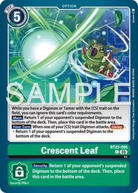 Crescent Leaf (BT23-095 C) [Hackers' Slumber]