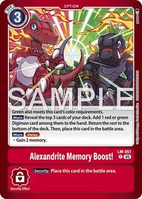 Alexandrite Memory Boost! (LM-051 P) [Limited Card Pack -Another Knight-]