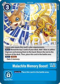 Malachite Memory Boost! (LM-052 P) [Limited Card Pack -Another Knight-]