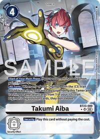 Takumi Aiba (Alternate Art) (BT23-089) [Hackers' Slumber]