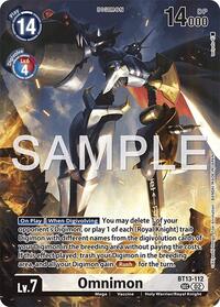 Omnimon (BT13-112 SEC) [Limited Card Pack -Another Knight-]