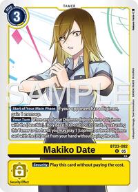 Makiko Date (BT23-082 U) [Hackers' Slumber]