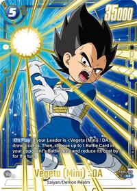 Vegeta (Mini) : DA - FB06-036 (Gold) (FB06-036) [Fusion World Promotion Cards and Packs]