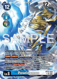Poseidomon (Alternate Art) (BT23-024 SR) [Hackers' Slumber]
