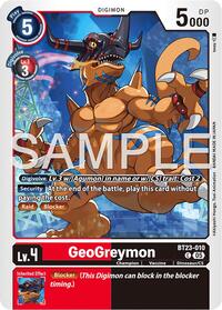 GeoGreymon (BT23-010 C) [Hackers' Slumber]