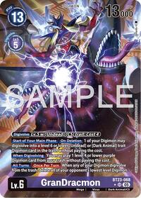 GranDracmon (Alternate Art) (BT23-068 SR) [Hackers' Slumber]