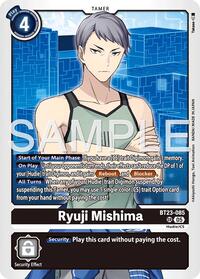 Ryuji Mishima (BT23-085 SR) [Hackers' Slumber]