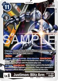 Justimon: Blitz Arm (BT23-059 R) [Hackers' Slumber]