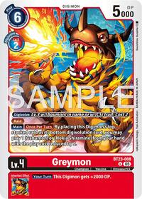 Greymon (BT23-008 U) [Hackers' Slumber]