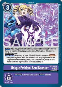 Unique Emblem: Soul Banquet (BT23-098 C) [Hackers' Slumber]