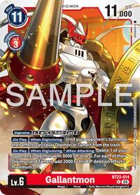 Gallantmon (BT23-014 R) [Hackers' Slumber]