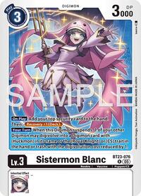 Sistermon Blanc (BT23-076 R) [Hackers' Slumber]