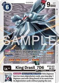 King Drasil_7D6 (BT23-072 R) [Hackers' Slumber]