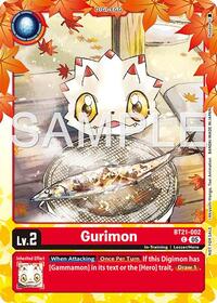 Gurimon (Regulation Battle Vol.3 Participant) (BT21-002 C) [World Convergence]