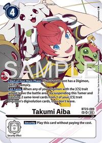 Takumi Aiba (SP) (BT23-089 SR) [Hackers' Slumber]